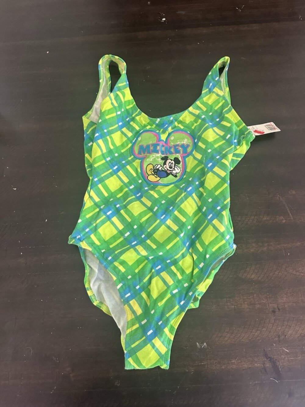 VTG Disney MICKEY MOUSE Women’s One Piece Swimsuit Mickey Unlimited Size 9/10